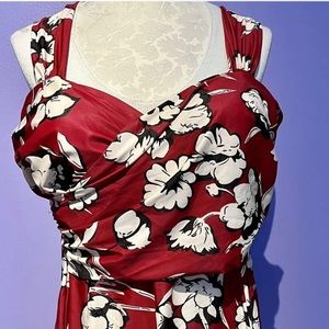 Swim dress by Cocopear, crossover straps , built in bra